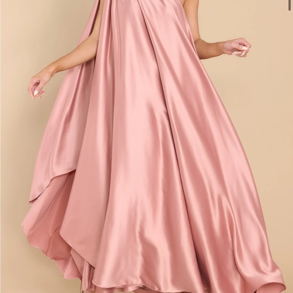 NWTs Grecian Pink One Shoulder Statement Maxi Dress - Picture 10 of 11